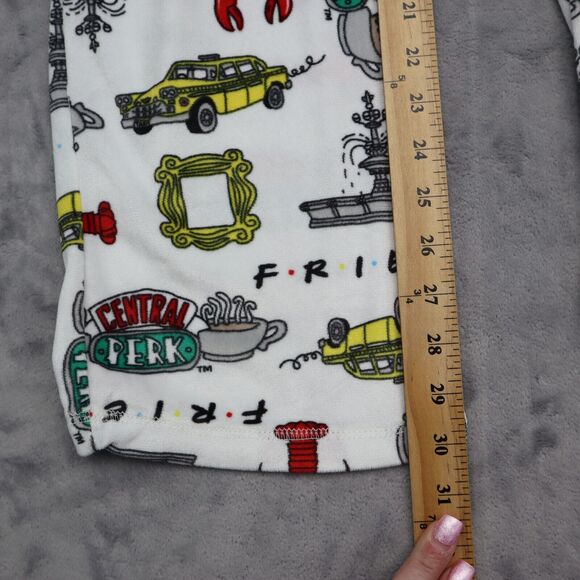 Friends Pants Womens XS Multicolor Mid Rise Patchwork Drawstring Pajama - Picture 5 of 16